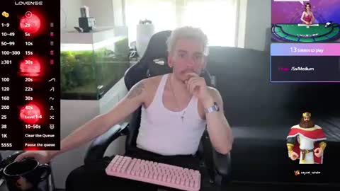 Rayzel White online show from June 14, 1:02 pm