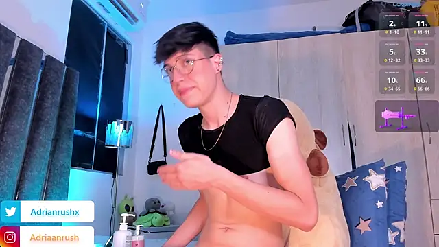 AdrianRushx online show from July 9, 3:11 am