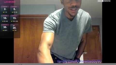 Snapshot of urnewdaddy90 chatting on March 6, 4:19 am Big Daddy online show from March 6, 4:19 am